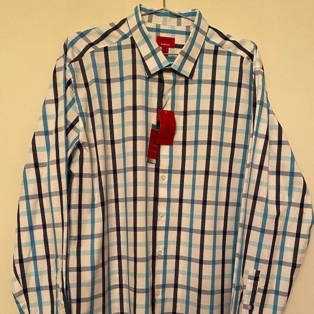 Alfani Stretch Slim Fit Dress Shirt